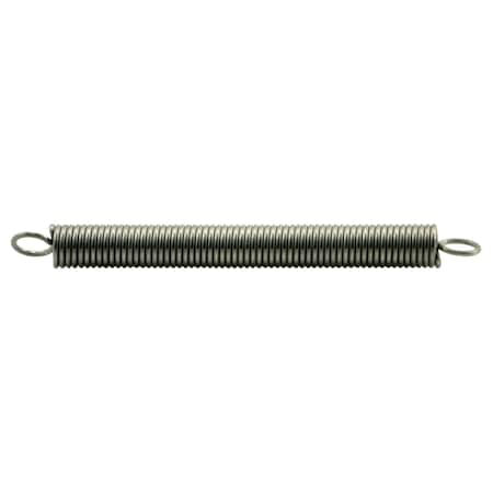 Midwest Fastener 3/16" x 0.026" x 2" 18-8 Stainless Steel Extension Springs 3PK 38802